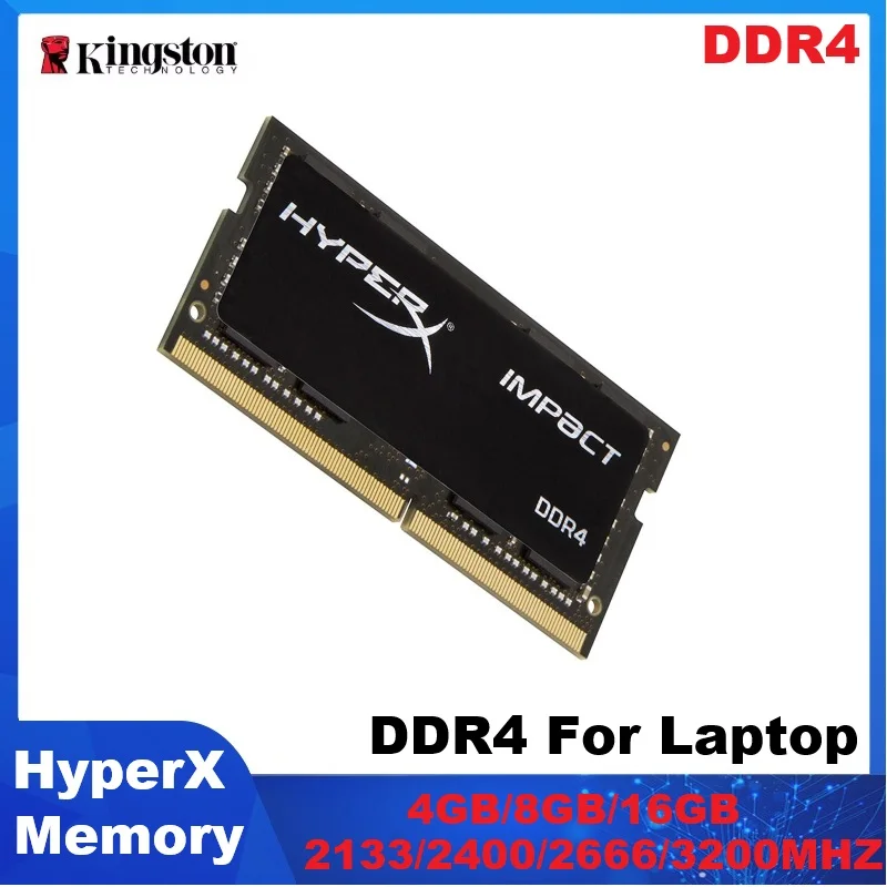 Memória Hyperx FURY Impact DDR4 RAM para Laptop 4GB 8GB 16GB SODIMM 2133MHz 2400MHz 2666MHz 3200MHz Memória Sodimm PC4 para Notebook Memória Hyperx FURY Impact DDR4 RAM para Laptop 4GB 8GB 16GB SODIMM 2133MHz 2400MHz 2666MHz 3200MHz Memória Sodimm PC4 para Notebook