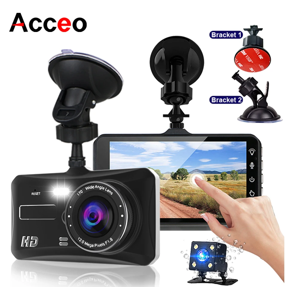 DVR Car Mirror Digital Video Recorder, Dashcam, 24H Touch, Visão Noturna, Full HD 1080P, câmera frontal e traseira, Dvr Black Box, 4.0" DVR Car Mirror Digital Video Recorder, Dashcam, 24H Touch, Visão Noturna, Full HD 1080P, câmera frontal e traseira, Dvr Black Box, 4.0"