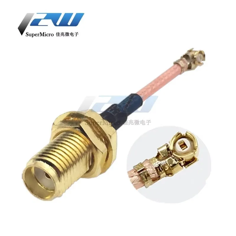 Rf ipx/u fl interruptor sma fêmea trança cabo para o cartão sem fio pci wifi wifi roteador antena cabo pigtail ipx para sma rg178 cabl