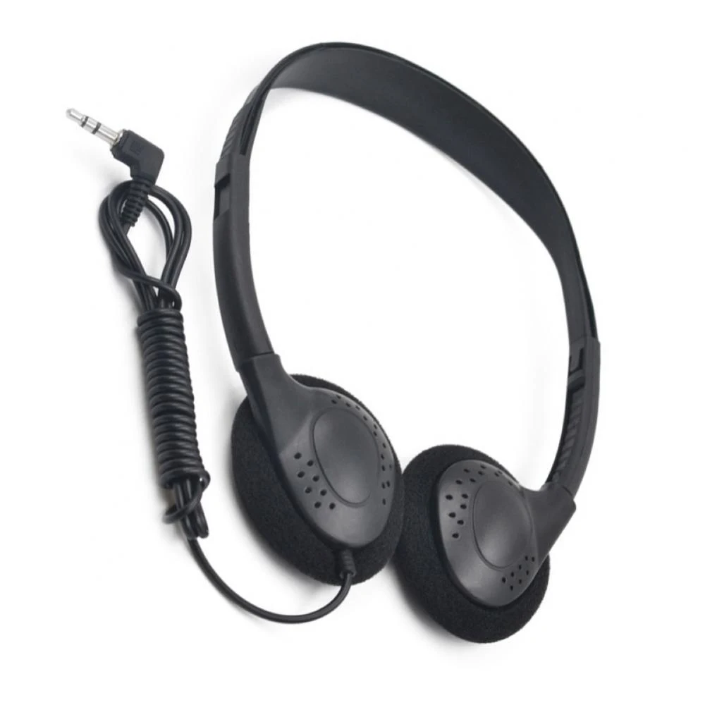 Confortável vestindo redução de ruído abs portátil fone de ouvido com fio fone de ouvido estéreo 3.5mm claro jogos para gamer