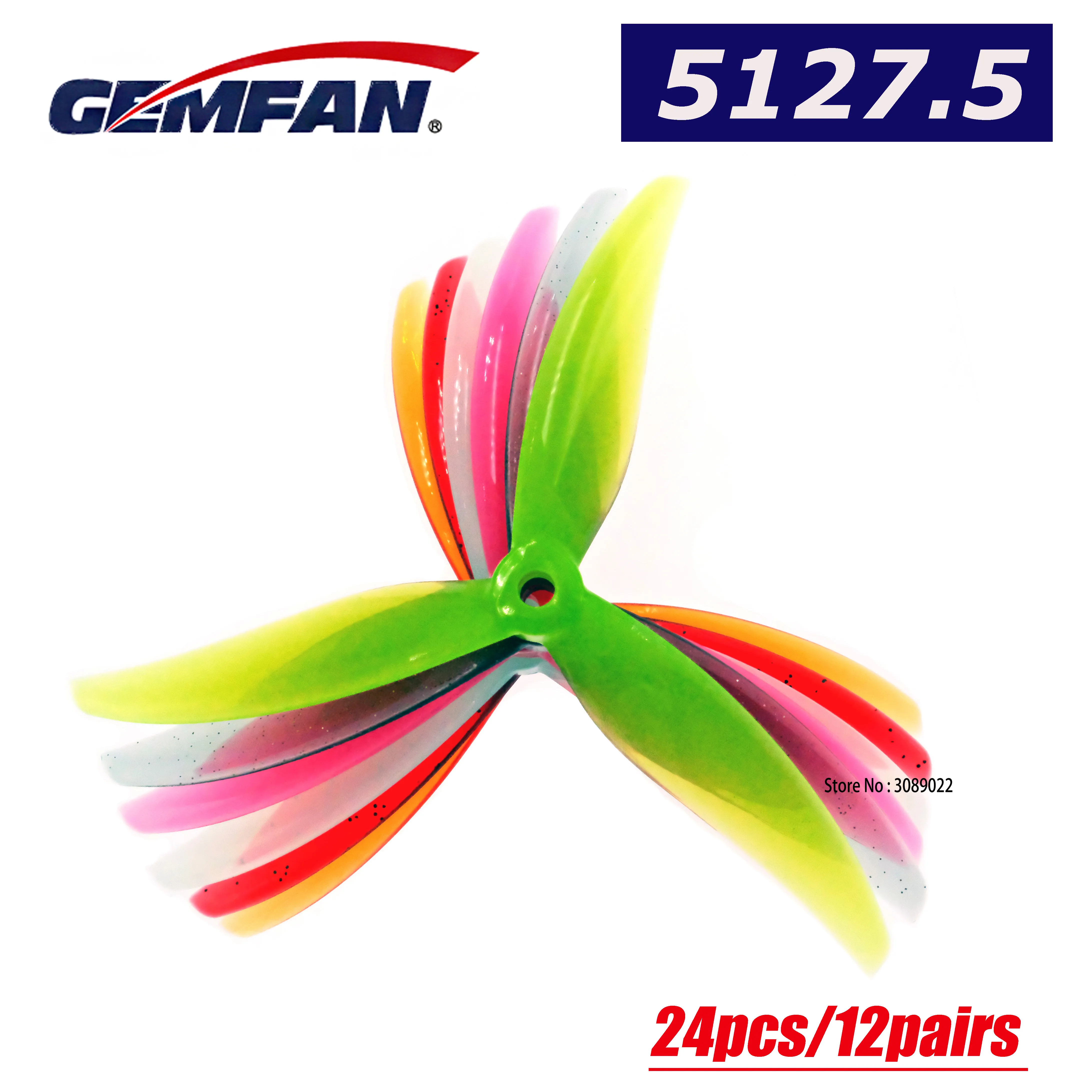 24 peças/12 pares gemfan proxy 5127.5 5 polegadas 3 lâminas/tri-lâmina adereços de hélice fpv freestyle para peças de drone freestyle de corrida fpv 24 peças/12 pares gemfan proxy 5127.5 5 polegadas 3 lâminas/tri-lâmina adereços de hélice fpv freestyle para peças de drone freestyle de corrida fpv