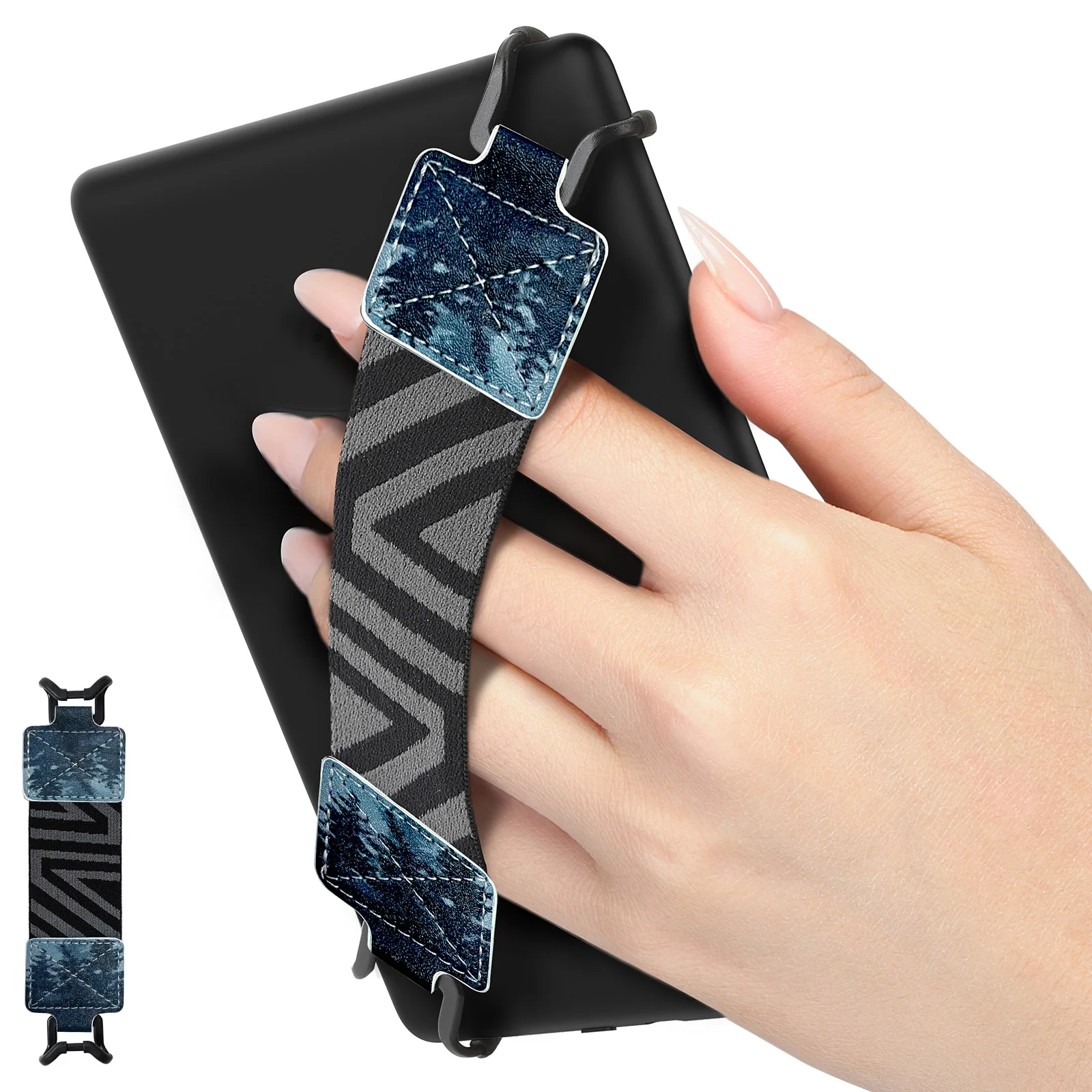 Alça de mão de segurança MoKo para tablet Kindle eReaders Fire de 6 - 8 "Kindle/Kobo/Voyaga/Lenovo/Sony Kindle E-Book Tablet, alça de mão