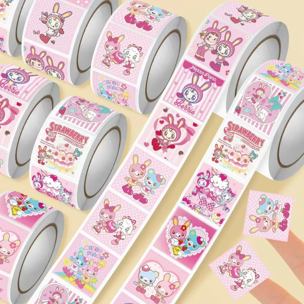 Adesivos Kawaii de Desenho Animado Mezzo Piano Criativos para Estudantes, Decoração Artesanal DIY para Cadernos, Fita Decorativa, Brinquedo para Meninas, Presente de Recompensa Adesivos Kawaii de Desenho Animado Mezzo Piano Criativos para Estudantes, Decoração Artesanal DIY para Cadernos, Fita Decorativa, Brinquedo para Meninas, Presente de Recompensa