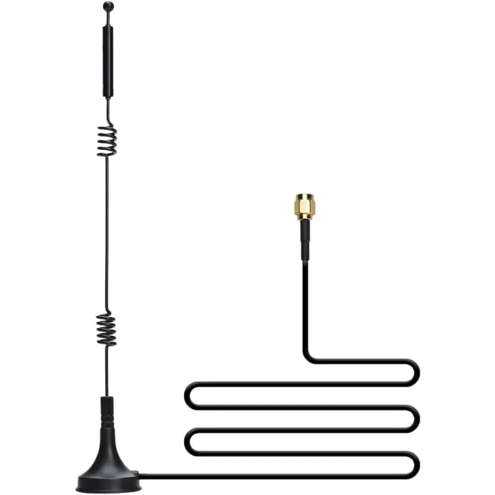 Antena wi-fi de banda dupla 2.4g 5.8g 12dbi base magnética para roteador wi-fi placa de rede sem fio adaptador usb segurança câmera ip vídeo