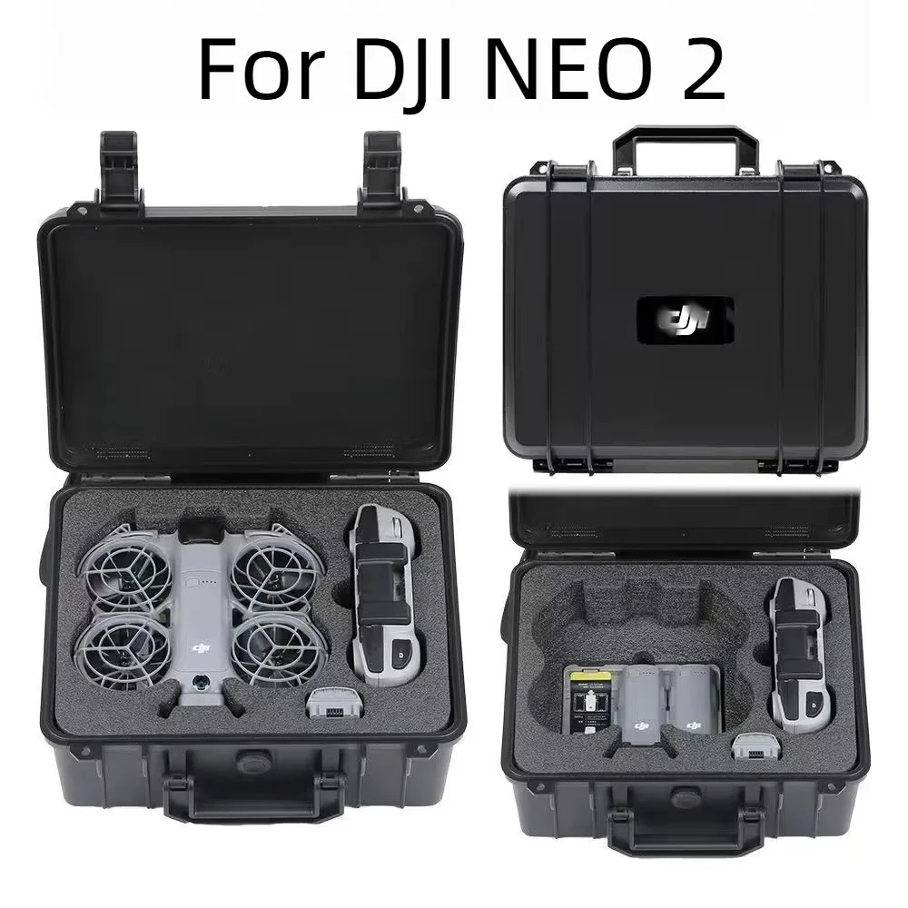 Capa Protetora Compatível com DJI NEO2, Estojo de Transporte DJI NEO2 Fly More Combo, Bolsa para Drone Portátil
