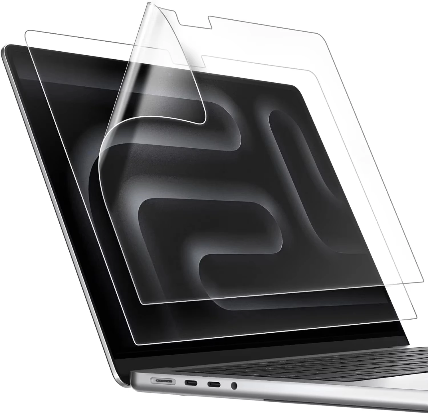 2 pacote anti brilho risco fosco protetor de tela para macbook 2025 air 13 "15" m1 m2 m3 m4 mbk pro 14 "16" Polegada protetor de tela