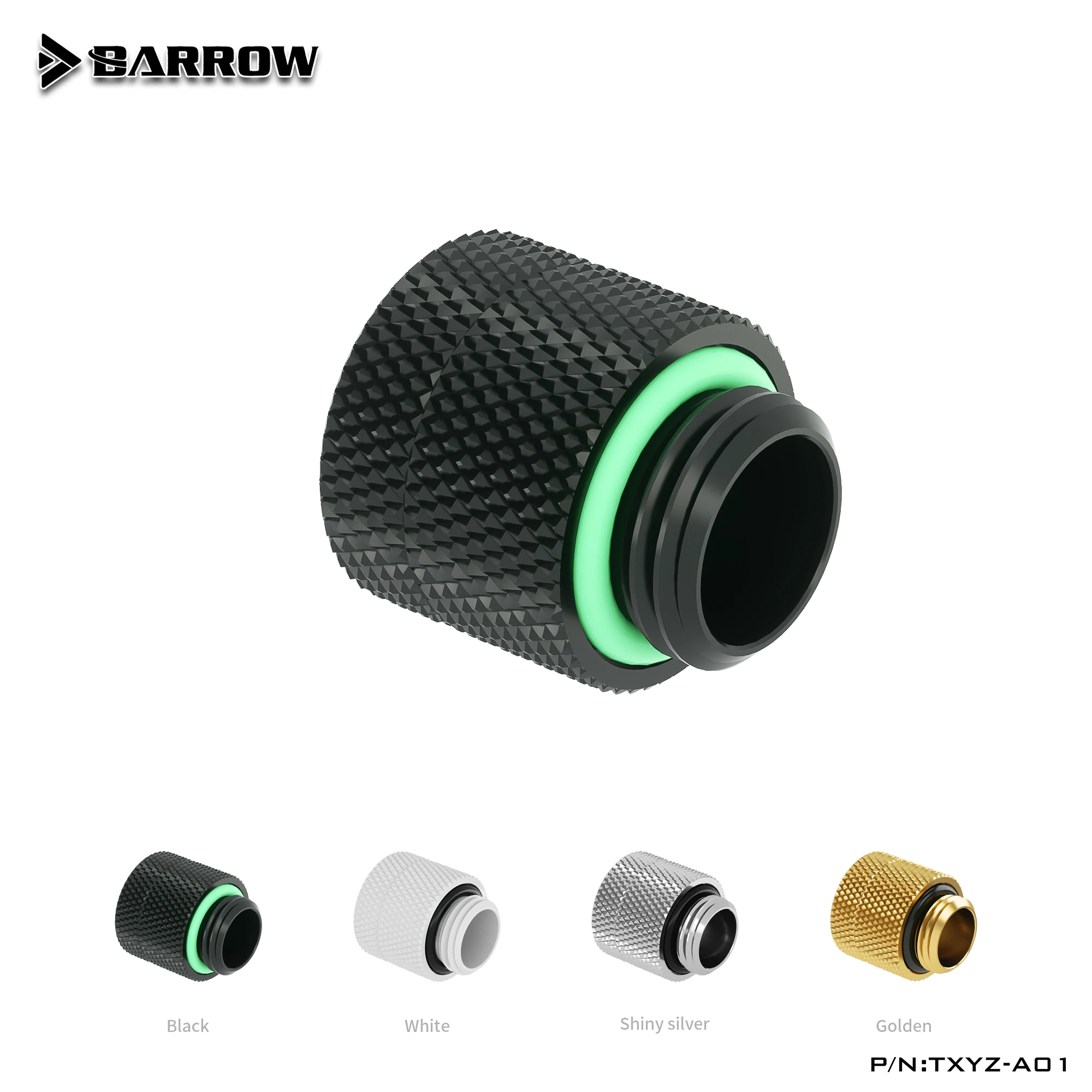 Carrinho de mão pc resfriamento de água acessórios rotativos extensão parafuso extensor tubo conector g1/4 refrigerador de água dissipador de calor gadget TXYZ-A01