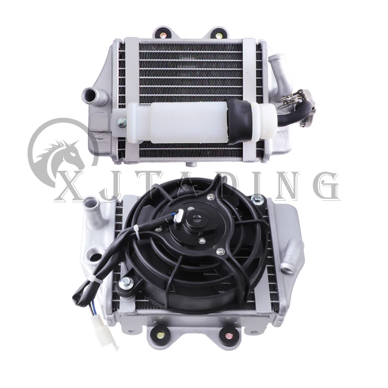 Conjunto do radiador do motor do refrigerador do tanque de água da motocicleta para xotos apollo shineray zongshen loncin lifan 150cc 200cc 250cc motor