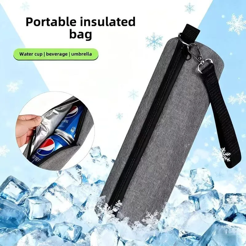 Bolsa Térmica para Garrafa de Água, Bolsa Térmica Suspensa, Bolsa Térmica de Tecido Oxford para Aquecer Leite com Alça para Viagem e Acampamento