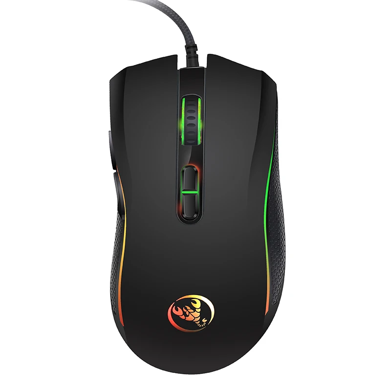 Novo mouse para jogos com fio gamer 7 botões 3200dpi led óptico usb mouse para jogos mouse mause para computador gamer