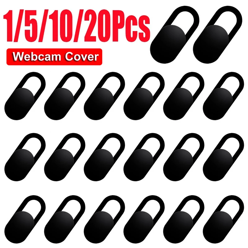 1/5/10/20 pçs capa deslizante webcam portátil câmera capa slider telefone antiespionagem para ipad pc macbook tablet lentes privacidade adesivo