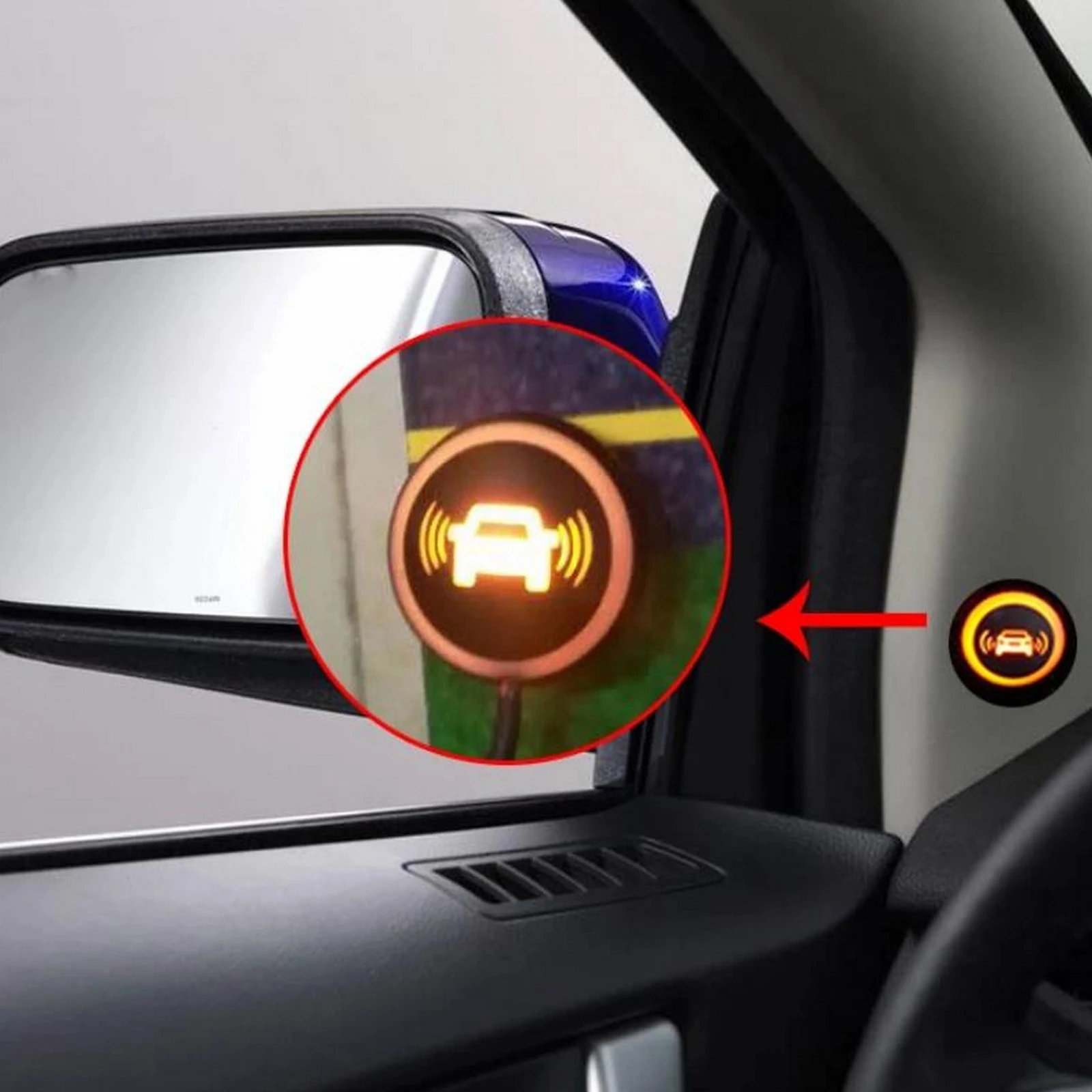 Carro bsd bsm sistema de detecção de radar de ponto cego sensor de microondas invertendo sensor de radar mudança de ponto cego pista assistência de condução
