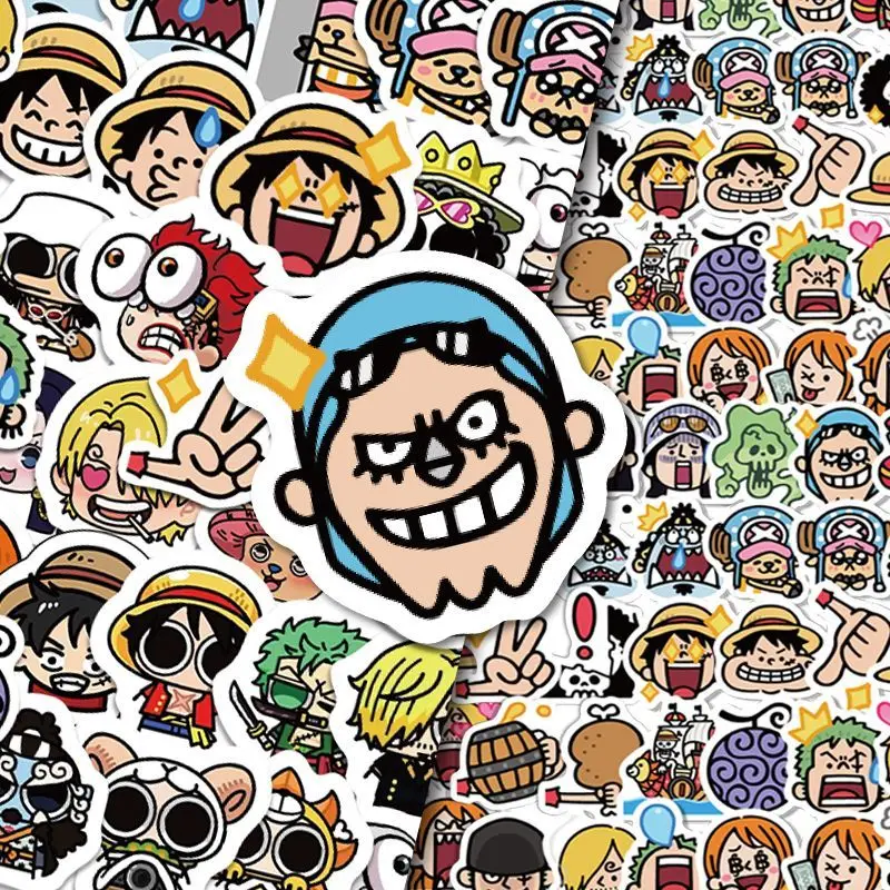 70-140 pçs bonito anime luffy uma peça adesivos notebook motocicleta skate portátil caso de telefone dos desenhos animados adesivo para crianças brinquedo 70-140 pçs bonito anime luffy uma peça adesivos notebook motocicleta skate portátil caso de telefone dos desenhos animados adesivo para crianças brinquedo