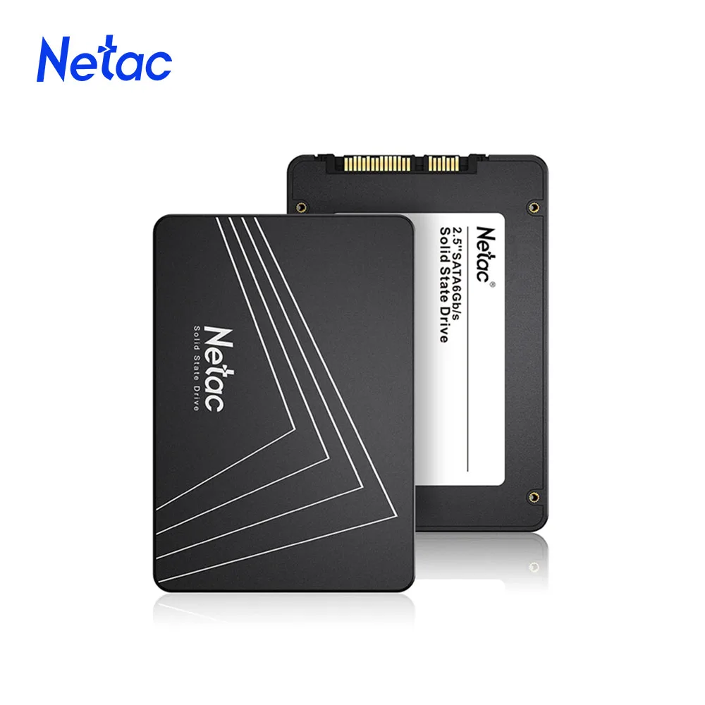 Netac-Unidades internas de estado sólido, disco rígido SSD para computador, PC, laptop, SATA, SATA3, HDD, SSD, 2TB, 128GB, 256GB
