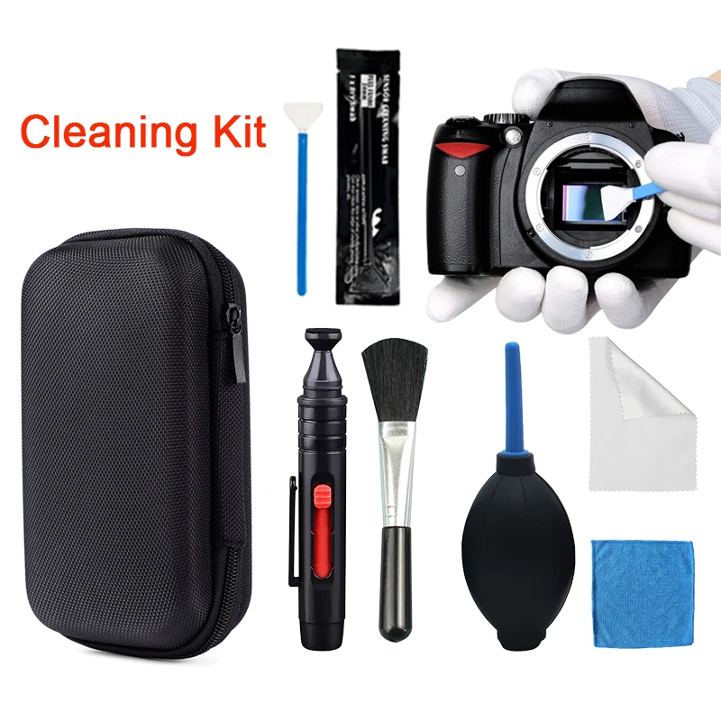 Kit de limpeza para câmera slr, laptop, tela, teclado, sopro de ar, ferramenta de limpeza de câmera digital para sony nikon canon fujifilm