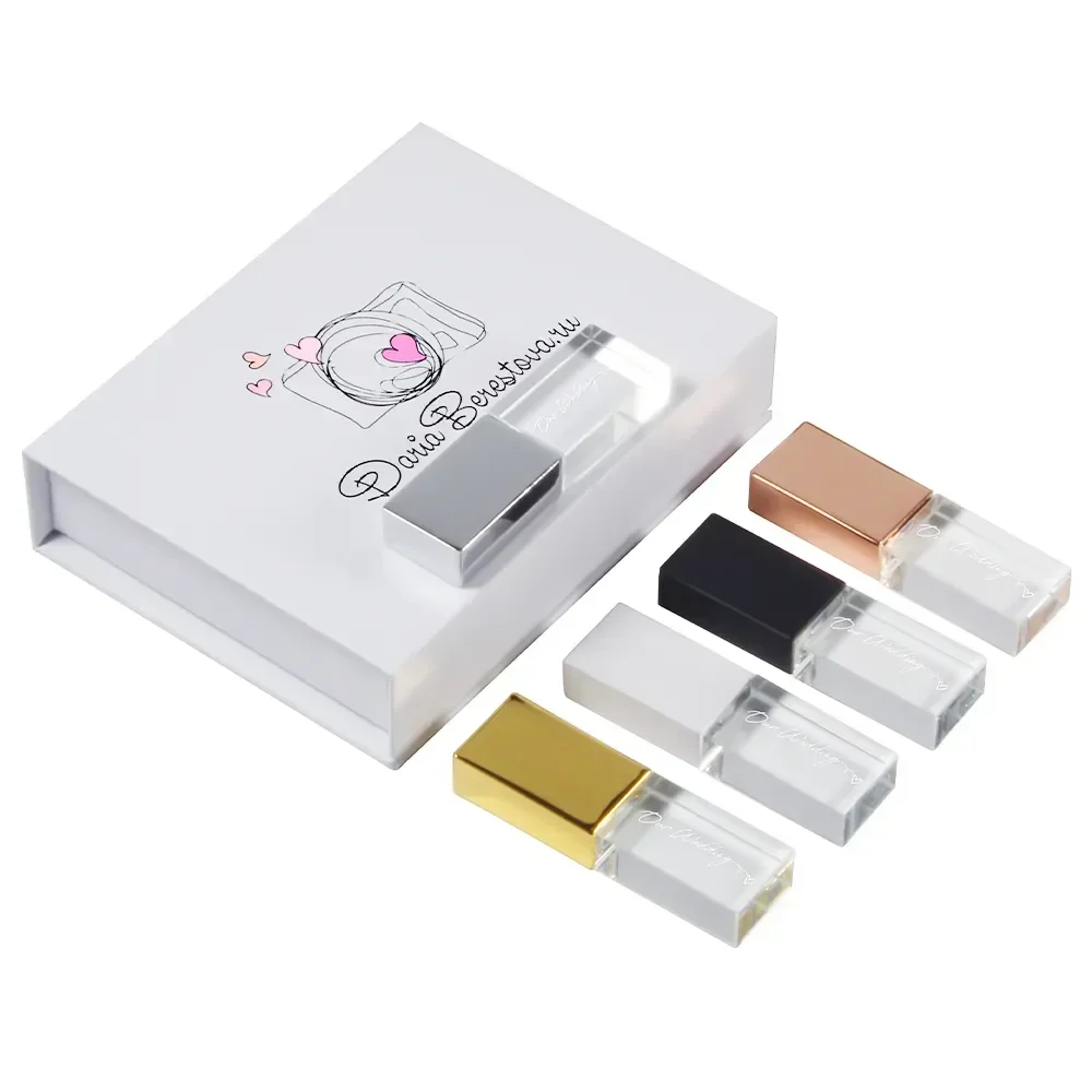 Jaster vidro transparente usb 3.0 para logotipo do carro usb pen drive 4gb 16gb 32gb 64gb usb flash drive memória vara caneta presente do carro