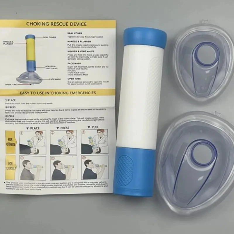 Nova atualização portátil anti asfixia dispositivo asfixia de emergência poupança vida sucção vac anti estrangulamento dispositivo kit primeiros socorros para criança adulto