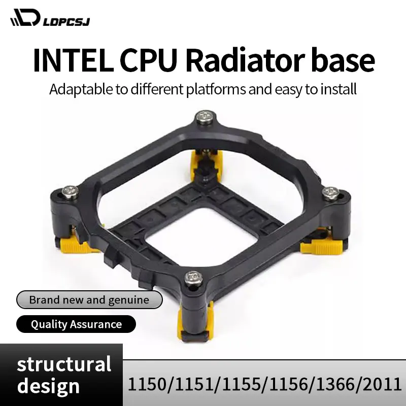 Suporte base do dissipador de calor da CPU Intel adequado para 1150/1151/1155/1156/1366/2011