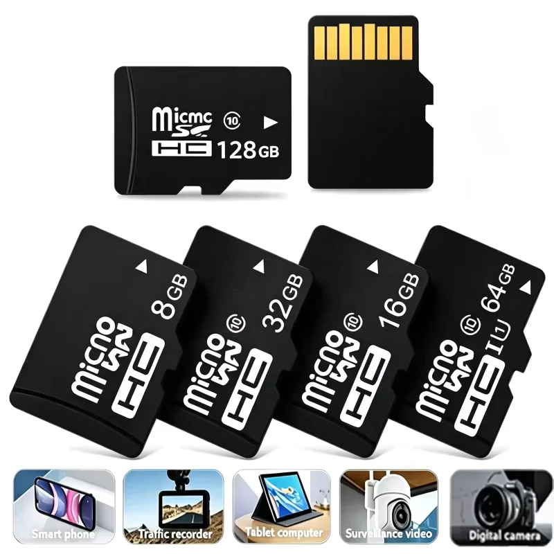10 Categorias de Cartões de Memória de Alta Velocidade 4GB 8GB 16GB 32GB 64GB 128GB, Cartão SD e Mini TF, utilizados para monitorar o tacógrafo do drone.