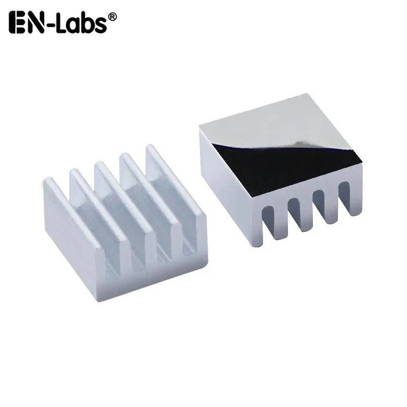 Dissipador de alumínio com fita adesiva térmica, Radiador, dissipador de calor, termicamente condutiva, Cooler para memória RAM Chips-10 Pcs Dissipador de alumínio com fita adesiva térmica, Radiador, dissipador de calor, termicamente condutiva, Cooler para memória RAM Chips-10 Pcs