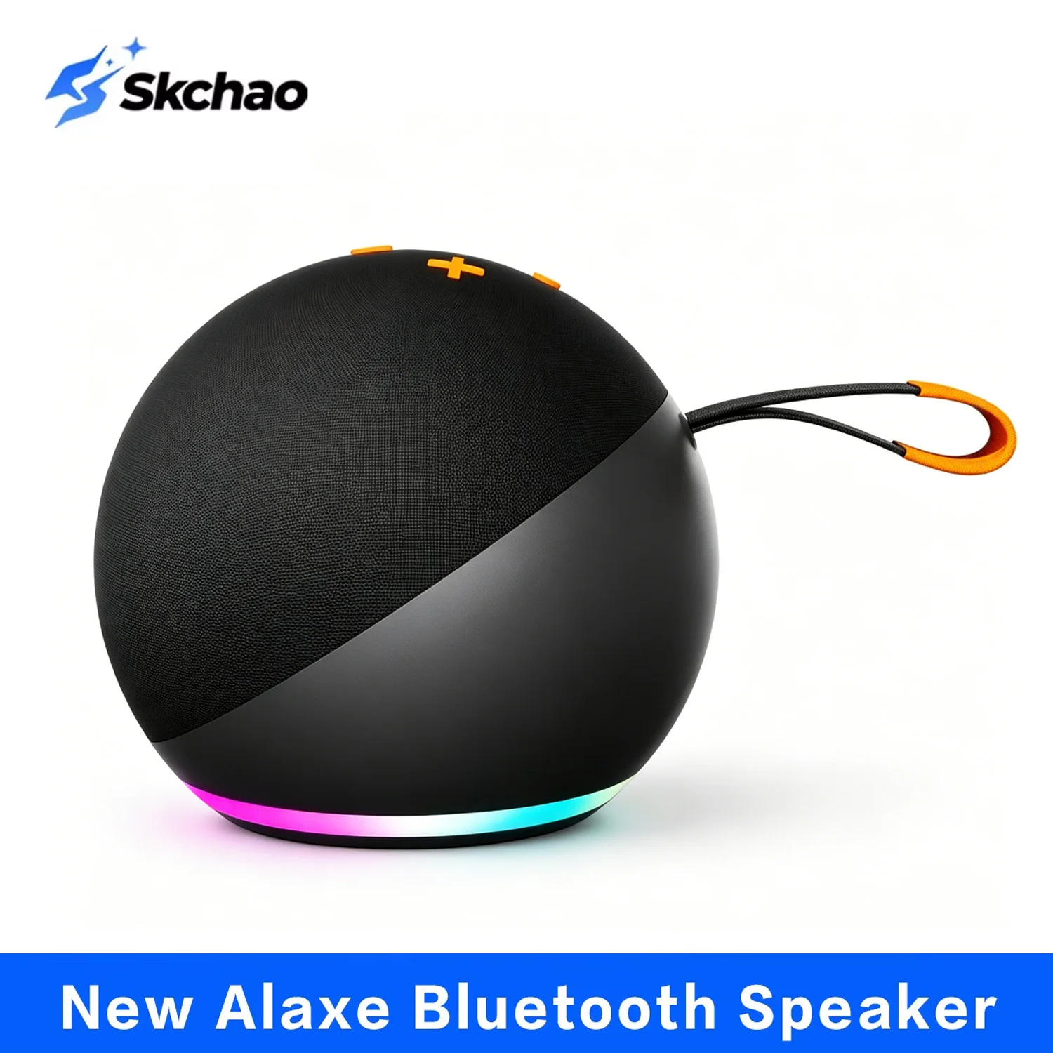 Caixa de Som Bluetooth Portátil para Exterior Alexa, Projetada para Uso Externo, com Áudio de Alta Qualidade e Design Mini para Mesa Caixa de Som Bluetooth Portátil para Exterior Alexa, Projetada para Uso Externo, com Áudio de Alta Qualidade e Design Mini para Mesa
