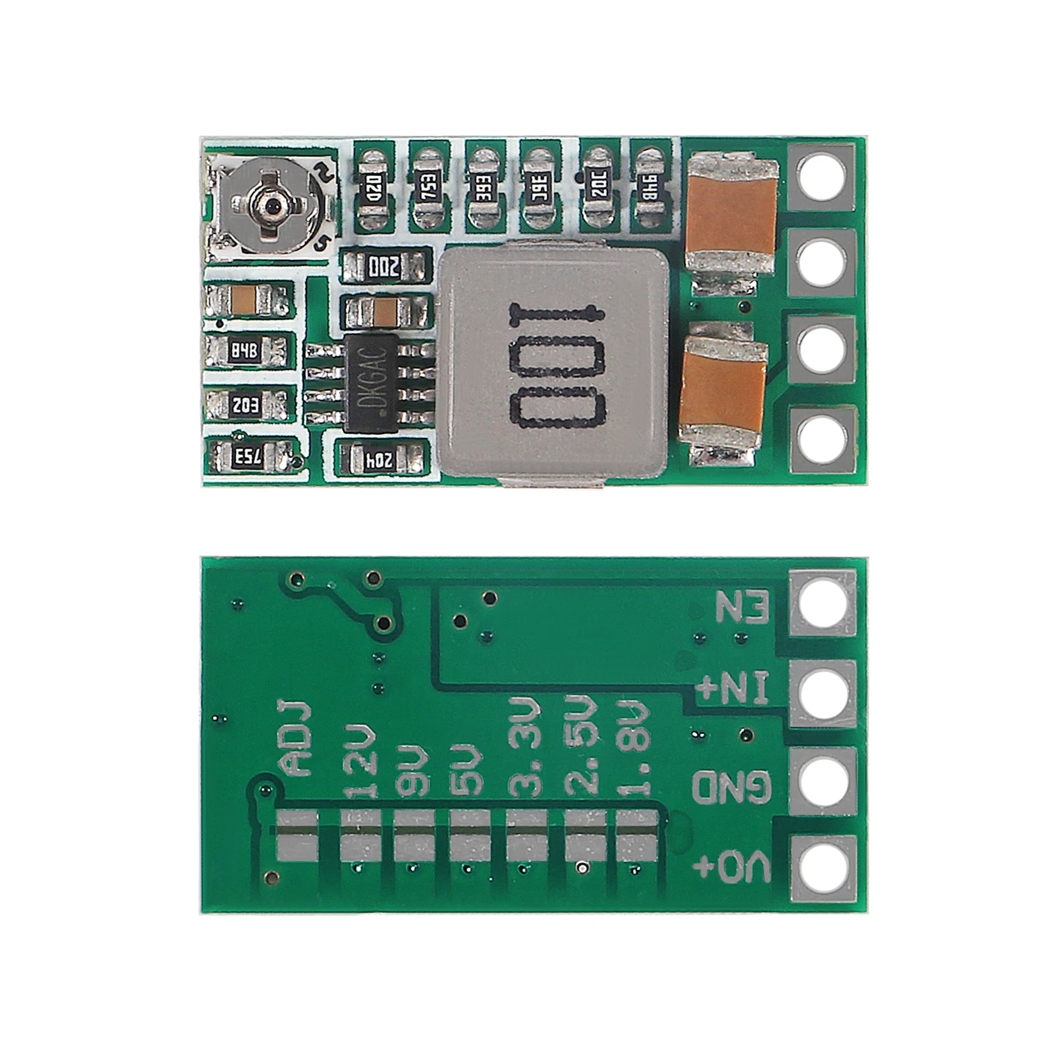5/10 pces mini DC-DC 12-24v para 5v 3a step down módulo de fonte de alimentação conversor buck de tensão ajustável 1.8v 2.5v 3.3v 5v 9v 12v