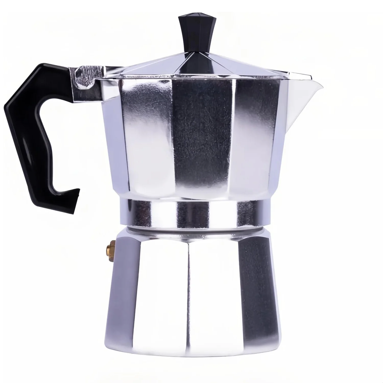 Cafeteira Moka Clássica para Fogão, Fabricante de Espresso em Alumínio com Peças de Substituição, Cafeteira Cubana para Uso em Casa e Camping