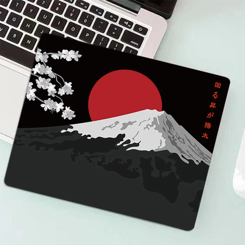 Kawaii sakura sol mouse pad teclado tapete de mesa flor mousepad acessórios de jogos pequenos jogadores decoração gamer pc xxl mausepad