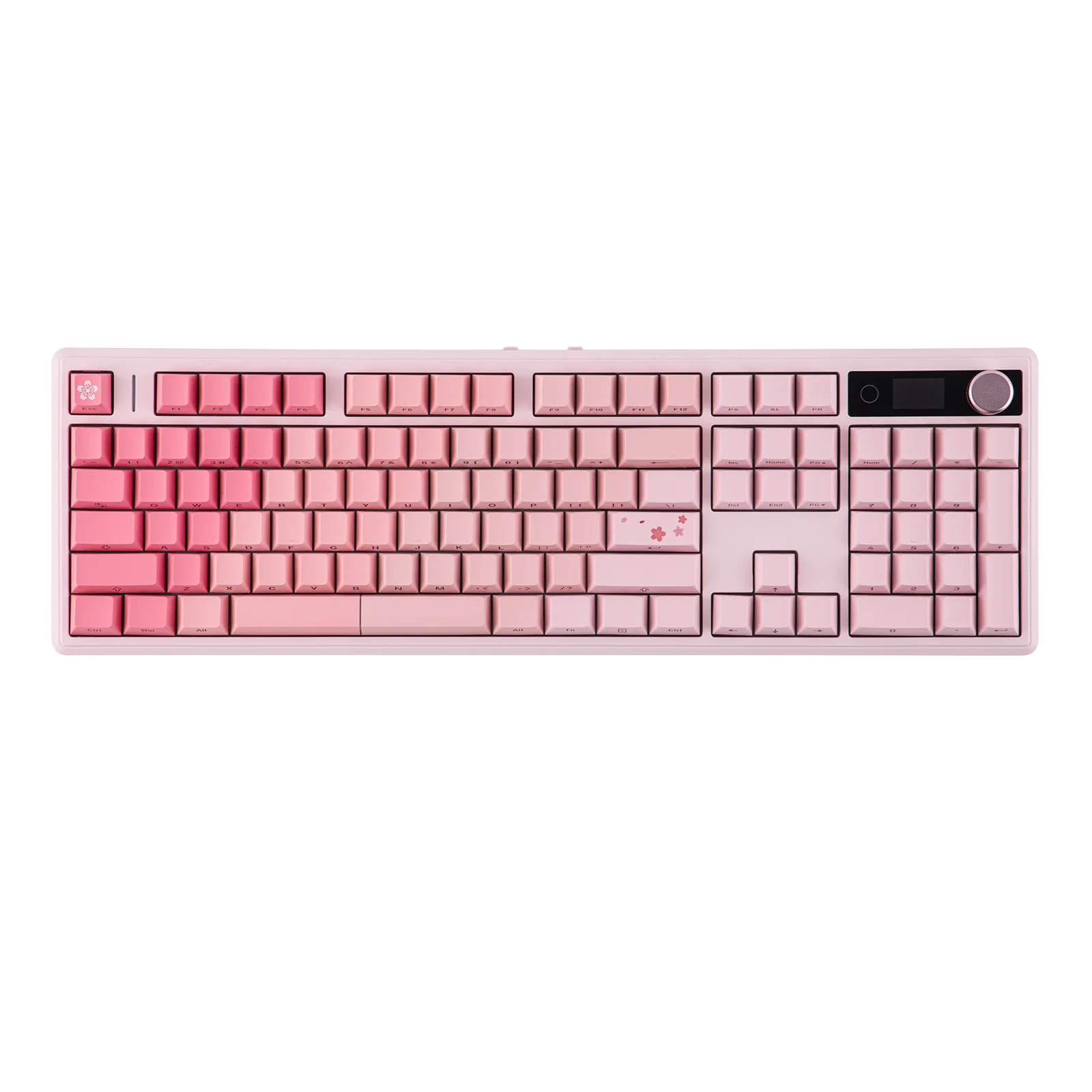 Teclado Mecânico Gamer Sem Fio EPOMAKER TH108 V2 PRO Layout ANSI US de Tamanho Completo com Retroiluminação RGB para Mac/PC