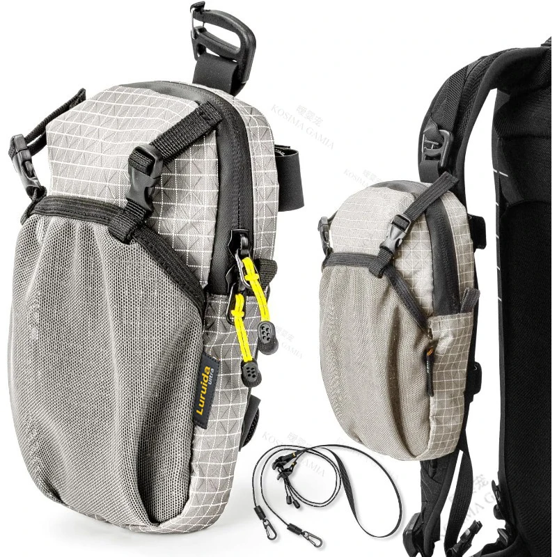 Mochila com Alça de Ombro, Bolsa para Smartphone, Pochete Impermeável para Esportes, Caminhadas e Camping, Leve