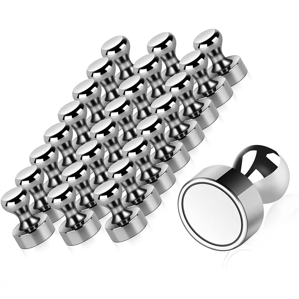 Pinos magnéticos de neodímio, ímãs para quadro, ímãs cônicos, ímãs super fortes para geladeira, ferramenta de armazenamento doméstico, 10/20p