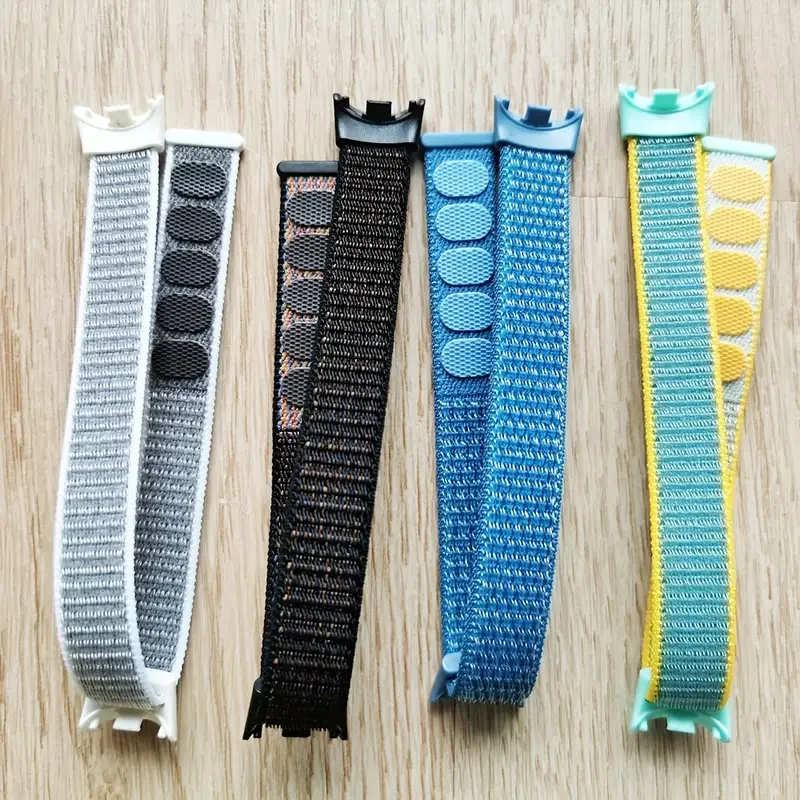 Pulseiras de relógio de nylon para xiaomi mi band 10-9-8 esporte miband8 nfc correa cinto de substituição respirável pulseira inteligente 8 cinta Pulseiras de relógio de nylon para xiaomi mi band 10-9-8 esporte miband8 nfc correa cinto de substituição respirável pulseira inteligente 8 cinta