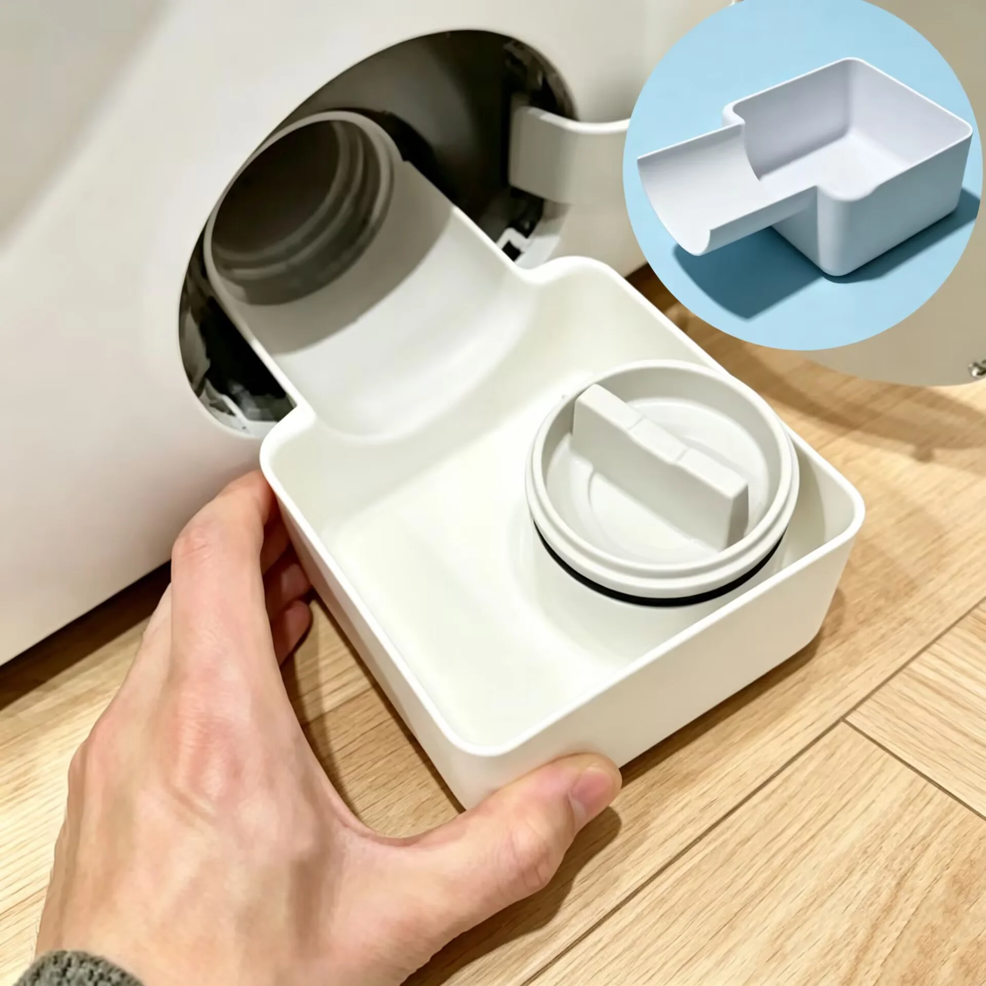 Bandeja de drenagem para máquina de lavar roupa (modelo G), para drenagem no chão, coletor de drenagem para máquinas de lavar roupa de carregamento frontal