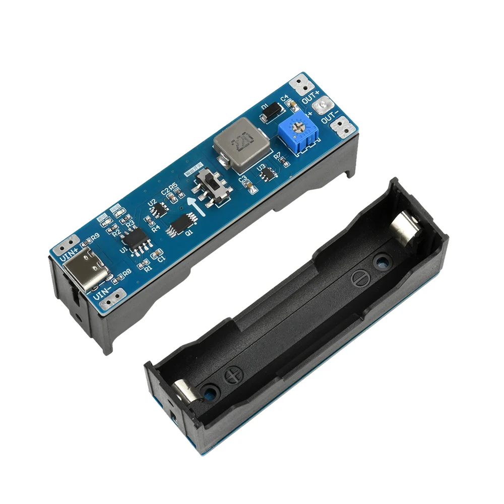 3.7v a 9v 12v 18650 bateria de lítio boost step up módulo ups módulo de fonte de alimentação ininterrupta carga descarga integrada