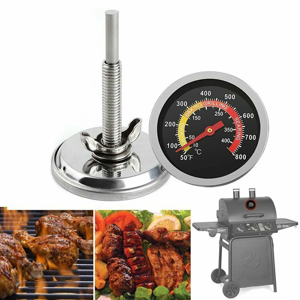 1pc forno medidor de temperatura bakingfood carne temperatura forno de aço inoxidável termômetro medidor fogão microondas churrasco medida temperatura