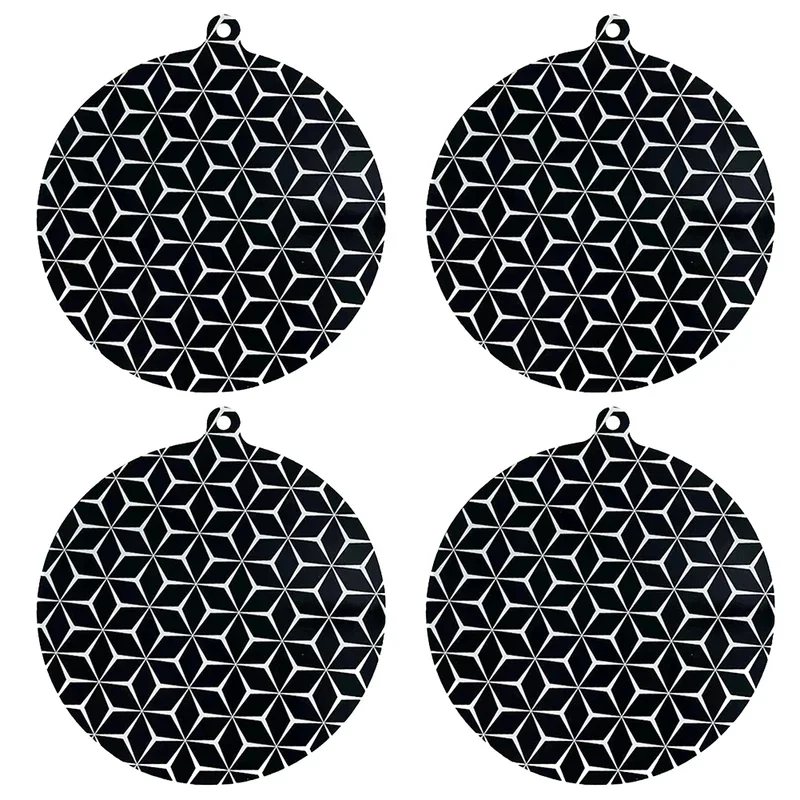 Protetor de Fogão de Indução em Silicone Redondo (4 Peças/2 Peças/1 Peça) - Tapete Protetor para Cooktop de Indução 22cm Protetor de Fogão de Indução em Silicone Redondo (4 Peças/2 Peças/1 Peça) - Tapete Protetor para Cooktop de Indução 22cm