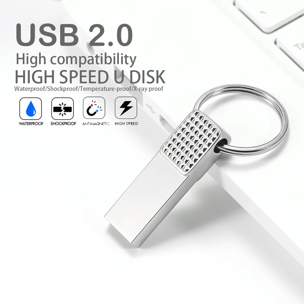 Pen Drive USB 2.0 Fashion, Memória Compacta de 512M, Pen Drive Leve de 128MB, Pen Drive Metálico de 256MB, Armazenamento Externo Mini Pen Drive USB 2.0 Fashion, Memória Compacta de 512M, Pen Drive Leve de 128MB, Pen Drive Metálico de 256MB, Armazenamento Externo Mini