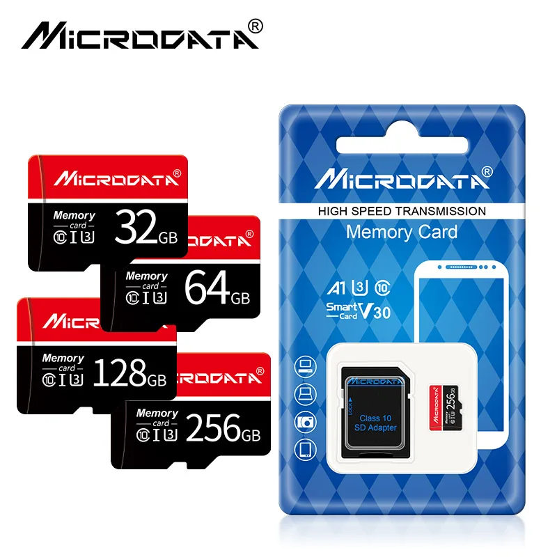 Cartão de Memória Mini SD de Alta Velocidade 128GB, Pen Drive Micro TF Flash USB Classe 10 para Smartphones, Opções de 16GB e 32GB Disponíveis Cartão de Memória Mini SD de Alta Velocidade 128GB, Pen Drive Micro TF Flash USB Classe 10 para Smartphones, Opções de 16GB e 32GB Disponíveis