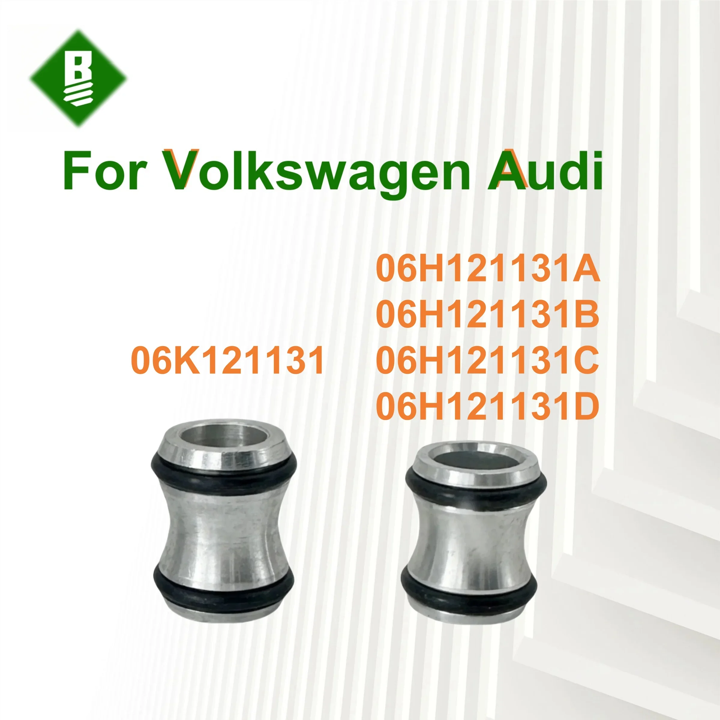 06H 121131 B para audi a4a5a6a7q3q5 vw passat cc golf 6 tiguan ea888 bomba de água do motor tubo refrigerante óleo refrigerador conector 06k 121131