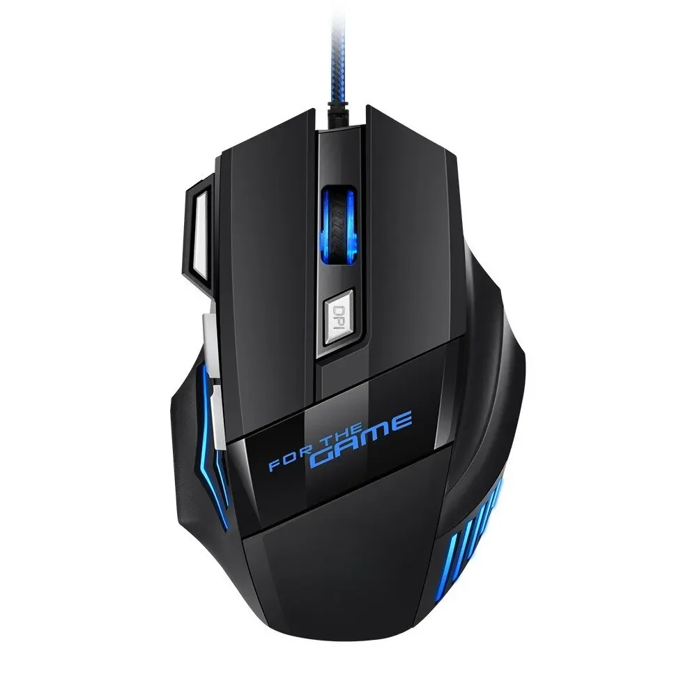 Mouse Gamer RGB com Iluminação de Fundo, Ergonômico, 7D, Mouse com Fio para Esports, Mouse para Computador, Laptop e Desktop Mouse Gamer RGB com Iluminação de Fundo, Ergonômico, 7D, Mouse com Fio para Esports, Mouse para Computador, Laptop e Desktop