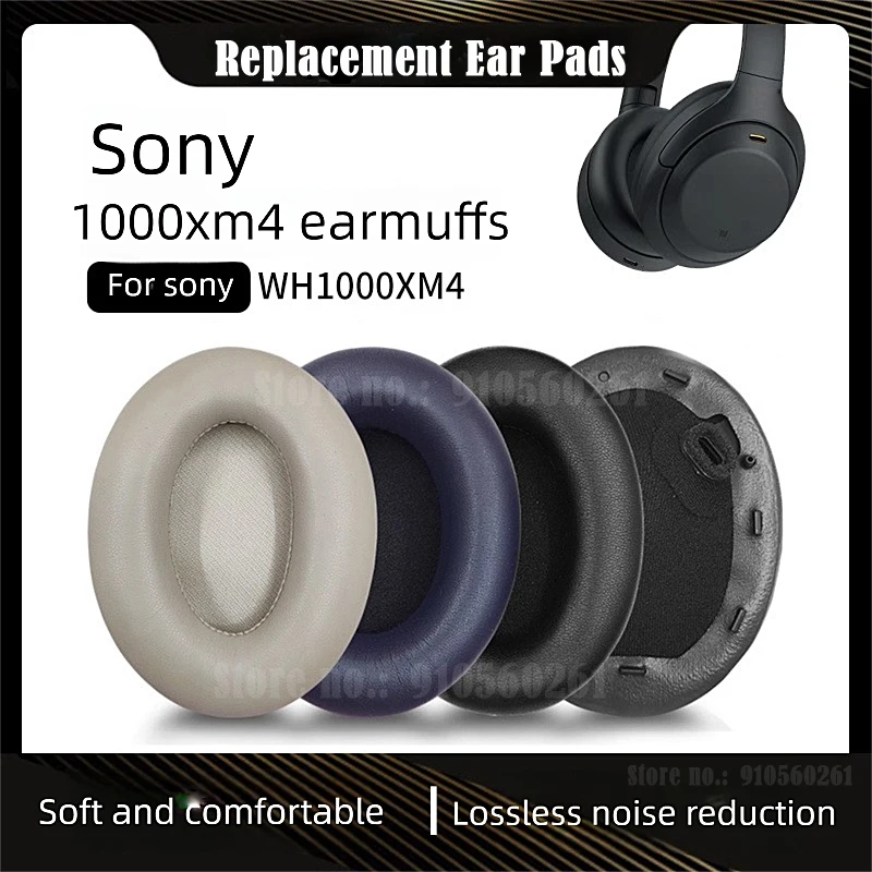 Almofadas de espuma de memória macia para sony WH-1000XM4 wh1000xm4 wh 1000 xm4 fone de ouvido substituição fones de ouvido transporte da gota Almofadas de espuma de memória macia para sony WH-1000XM4 wh1000xm4 wh 1000 xm4 fone de ouvido substituição fones de ouvido transporte da gota