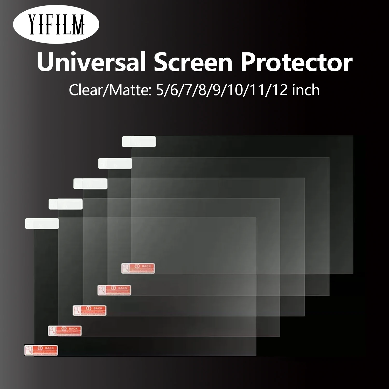 3 pçs universal 5/6/7/8/9/10/11/12 polegada celular inteligente tablet/carro gps lcd/mp3 4 protetores de tela hd película protetora transparente pet 3 pçs universal 5/6/7/8/9/10/11/12 polegada celular inteligente tablet/carro gps lcd/mp3 4 protetores de tela hd película protetora transparente pet