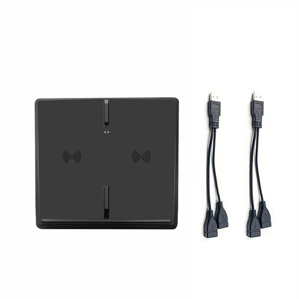 Mais novo carregador sem fio para tesla modelo 3 suporte duplo smartphone almofada acessórios do carro 10w carregamento rápido porta usb