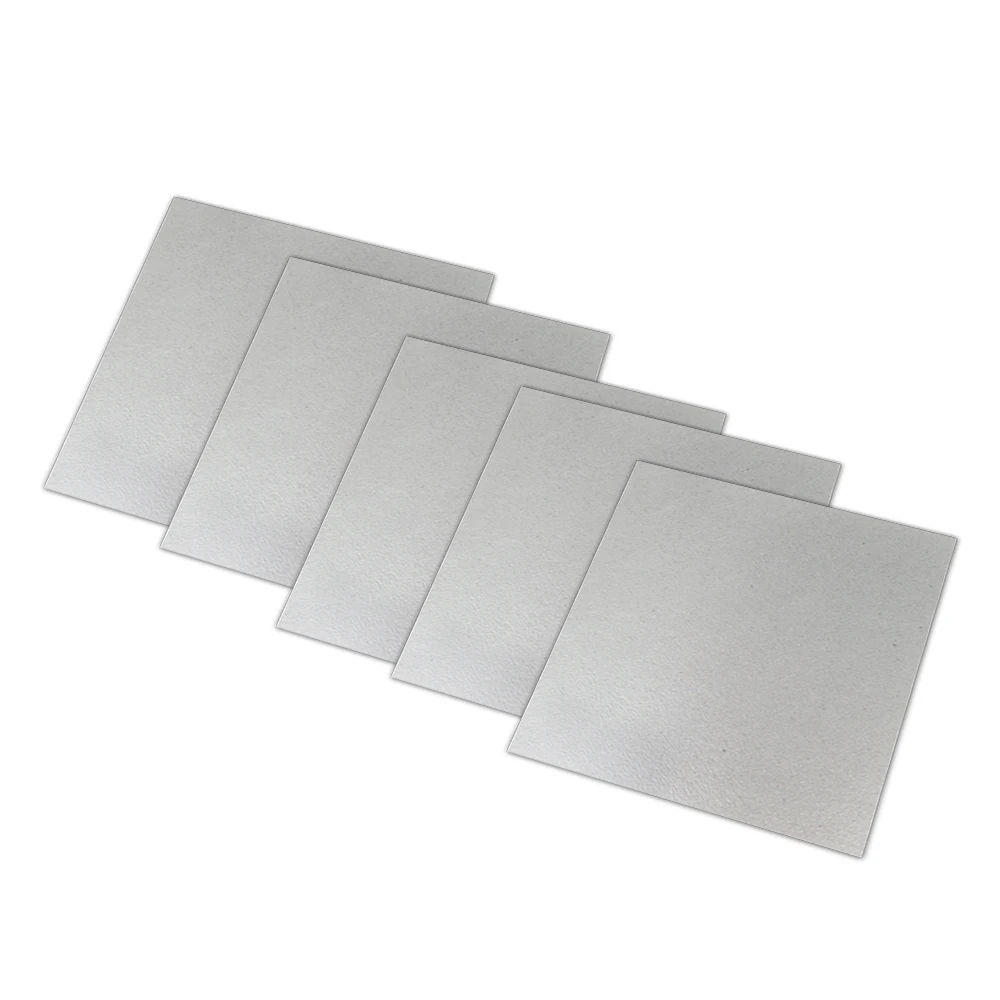 5 pçs placas de mica folhas grossas forno de microondas torradeira placas de mica folhas para midea universal eletrodomésticos peças 150x120mm