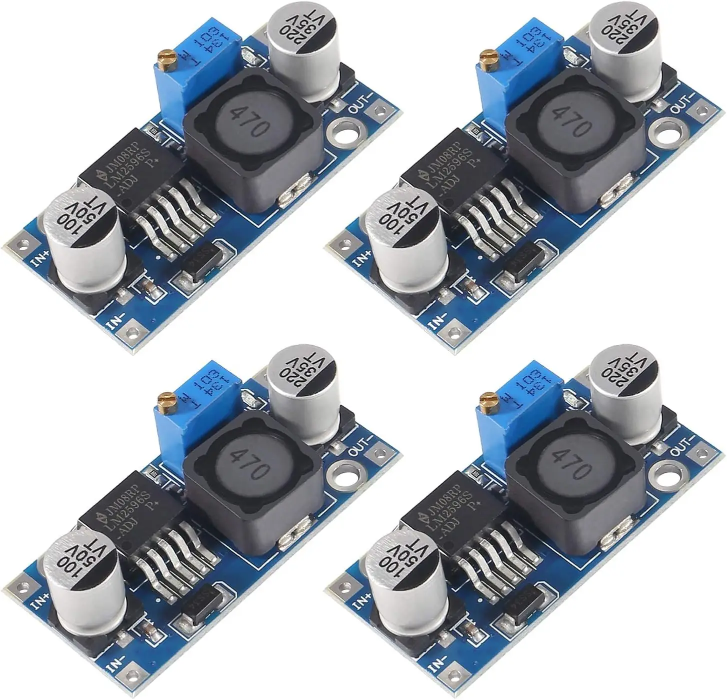 Módulo de fonte de alimentação step-down LM2596s DC-DC 3A módulo step-down ajustável LM2596 regulador de tensão 24V 12V 5V 3V
