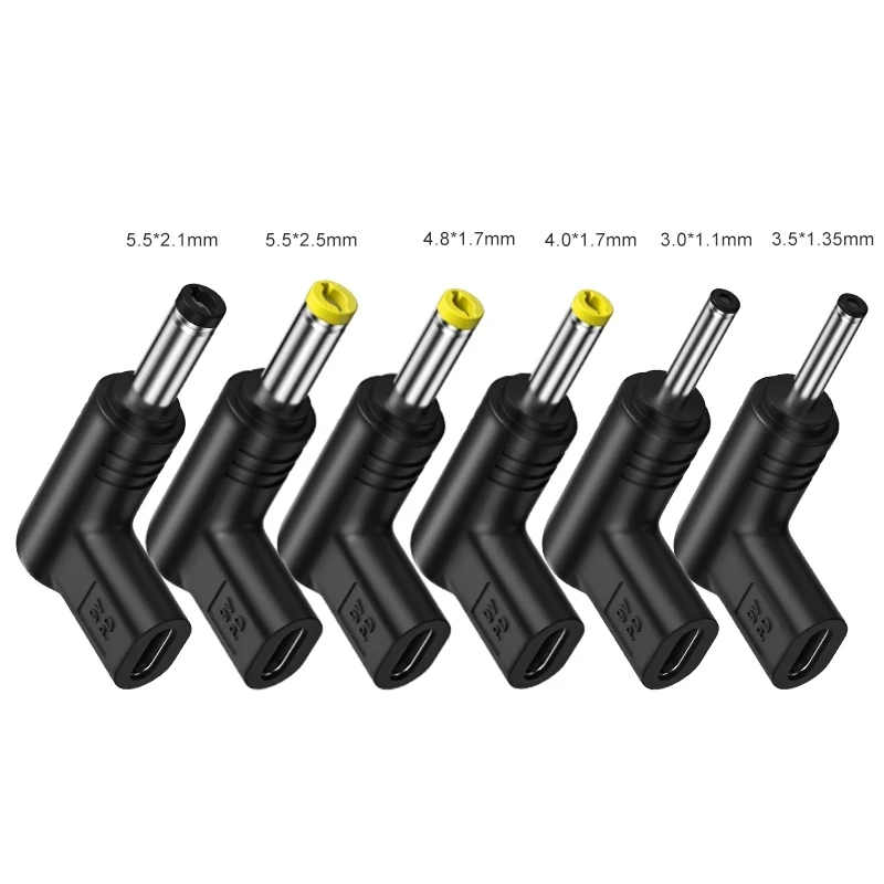 Usb c pd para dc conector de alimentação universal 5v 9v 12v tipo c para dc jack plug adaptador de carregamento conversor para roteador tablet mini ventilador