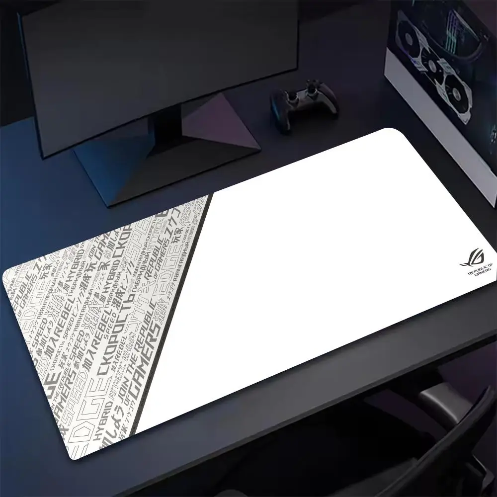 Legal anime asus rog mouse pad grande monitor mousepad xxl gaming borracha mini pc bloqueio tablet mouse tapete de mesa computador gamers escritório