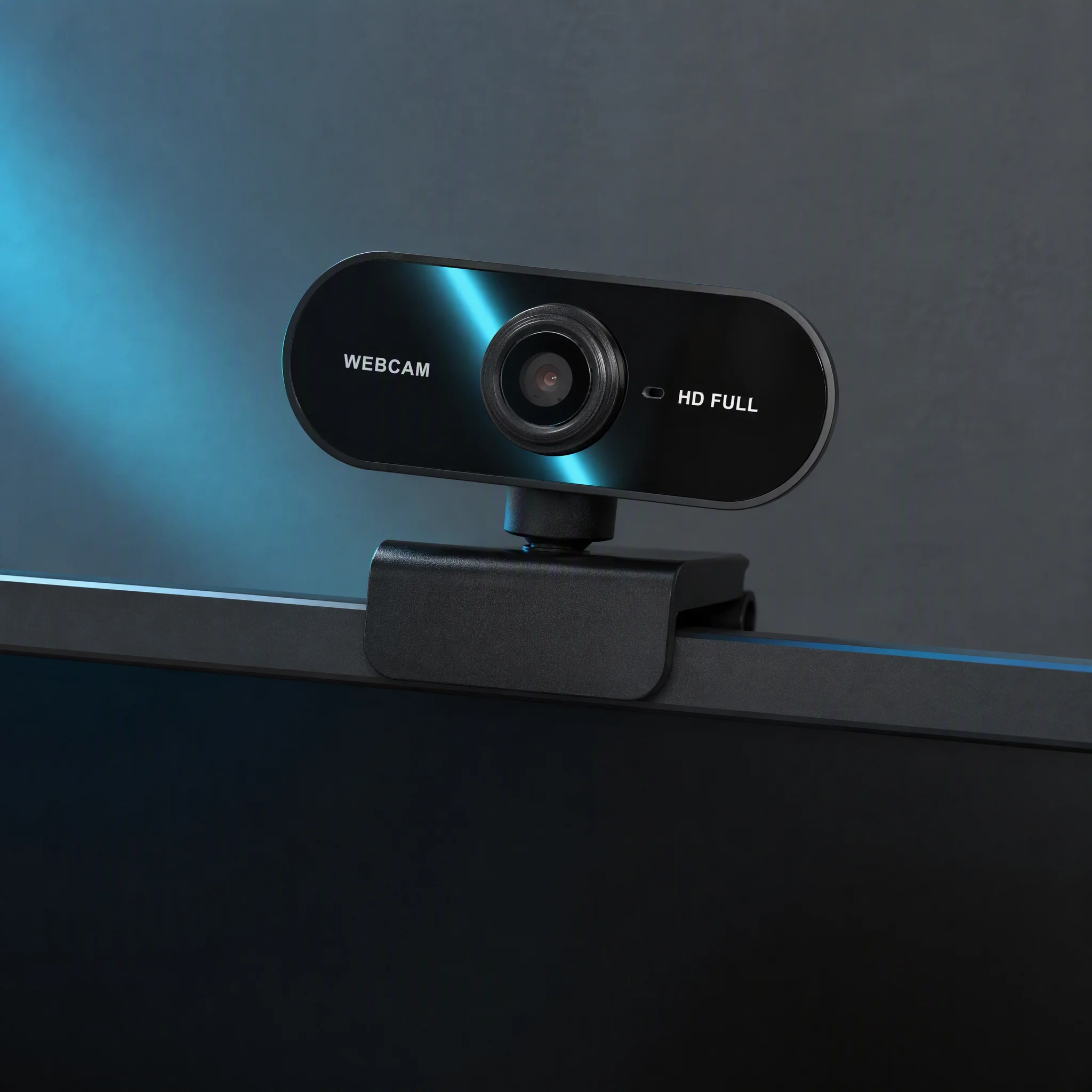 Webcam com Microfone, Câmera USB para Chamadas de Vídeo, Zoom, Teams, Streaming, Plug and Play para PC, Mac
