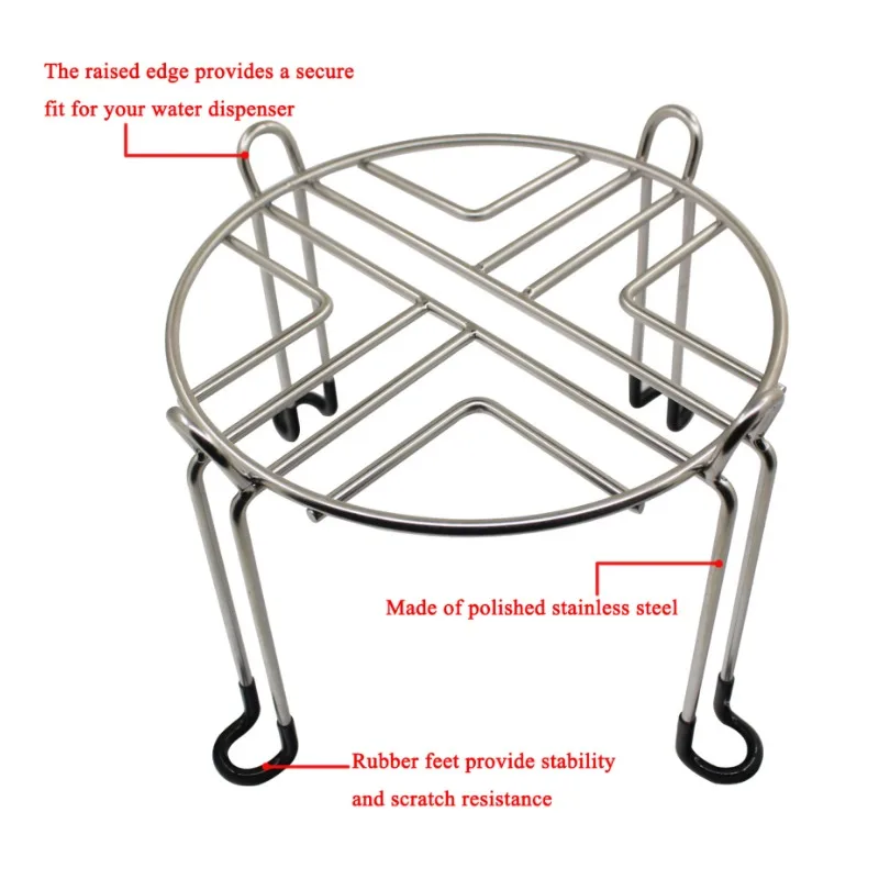 Suporte para Filtro de Água para Berkey Big Royal & Travel System, Compatível com a Maioria dos Purificadores de Água de Gravidade Média em Aço Inoxidável