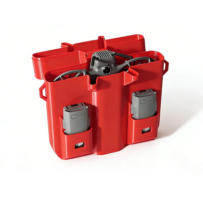 Caso portátil capa de proteção casca dura bateria corpo módulo transmissão imagem caixa armazenamento para dji neo 2 drone acessórios